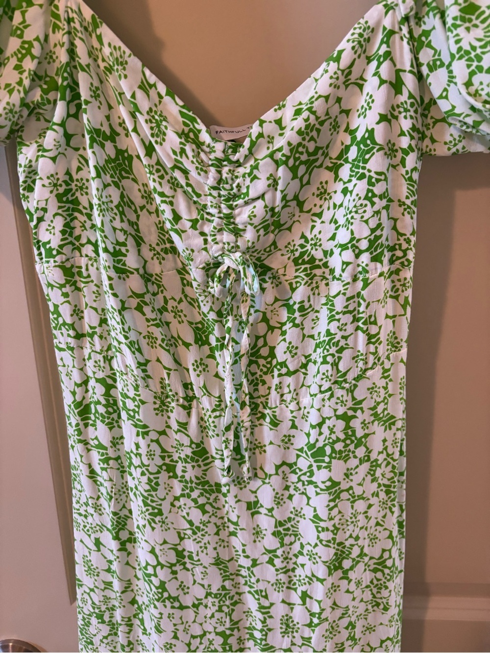Faithfull the Brand Midi Dress in Freja Floral Print EUC Small - Picture 4 of 9